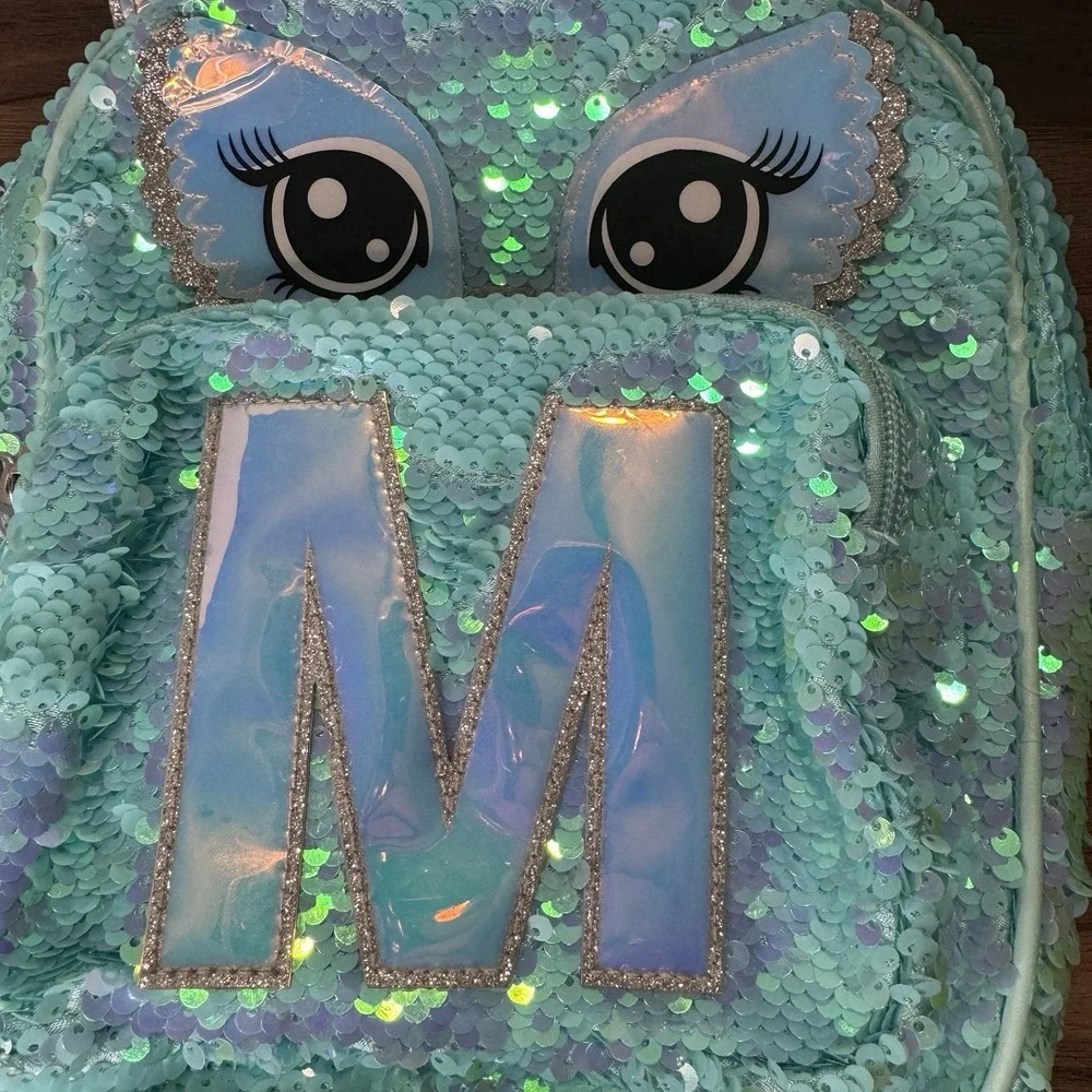 justice owl mini backpack Flip Sequin (B) : ביגוד, נעליים ותכשיטים NWOT JUSTICE Backpack in Bright
